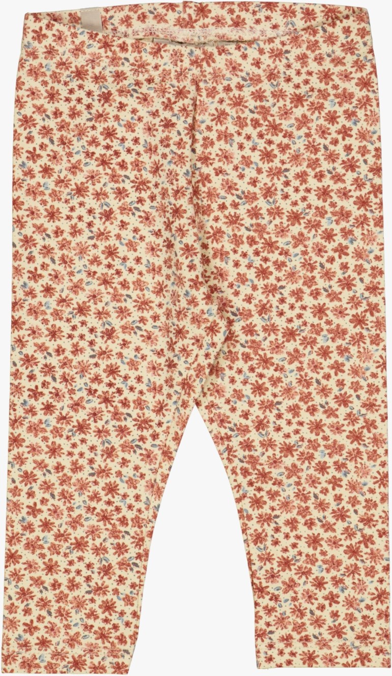 Jersey leggings, beigeflowers Beige - undefined - 1