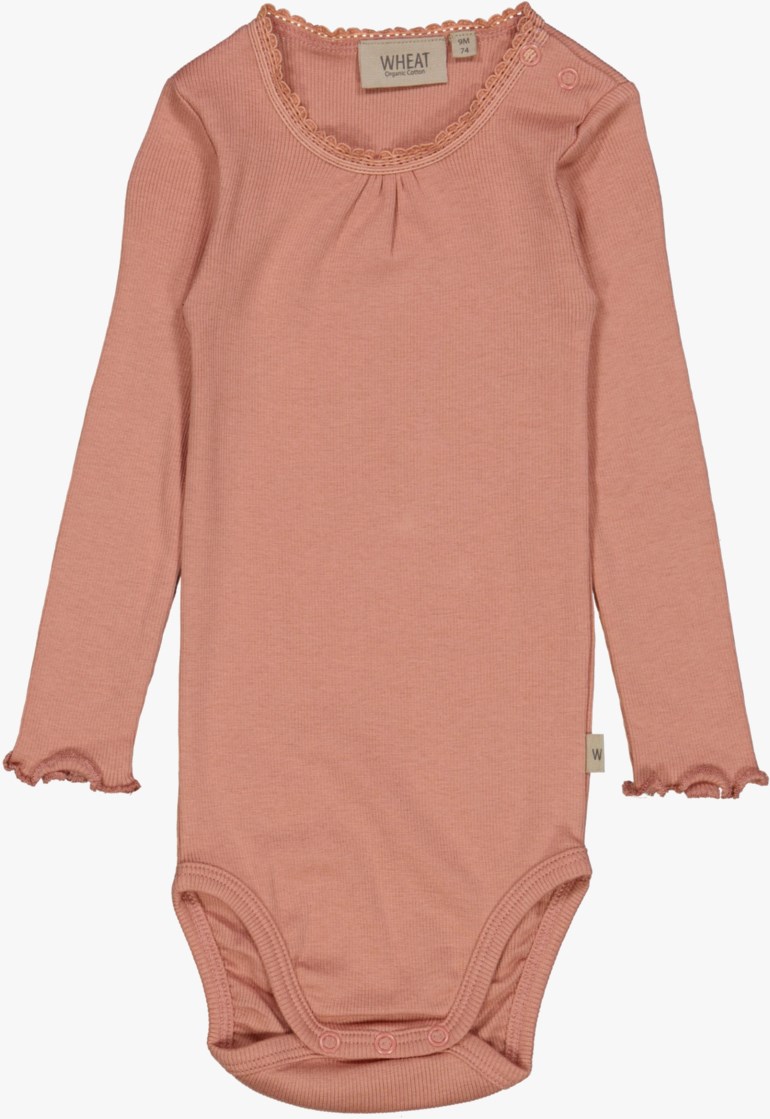 Body med blonder Rosa - undefined - 1