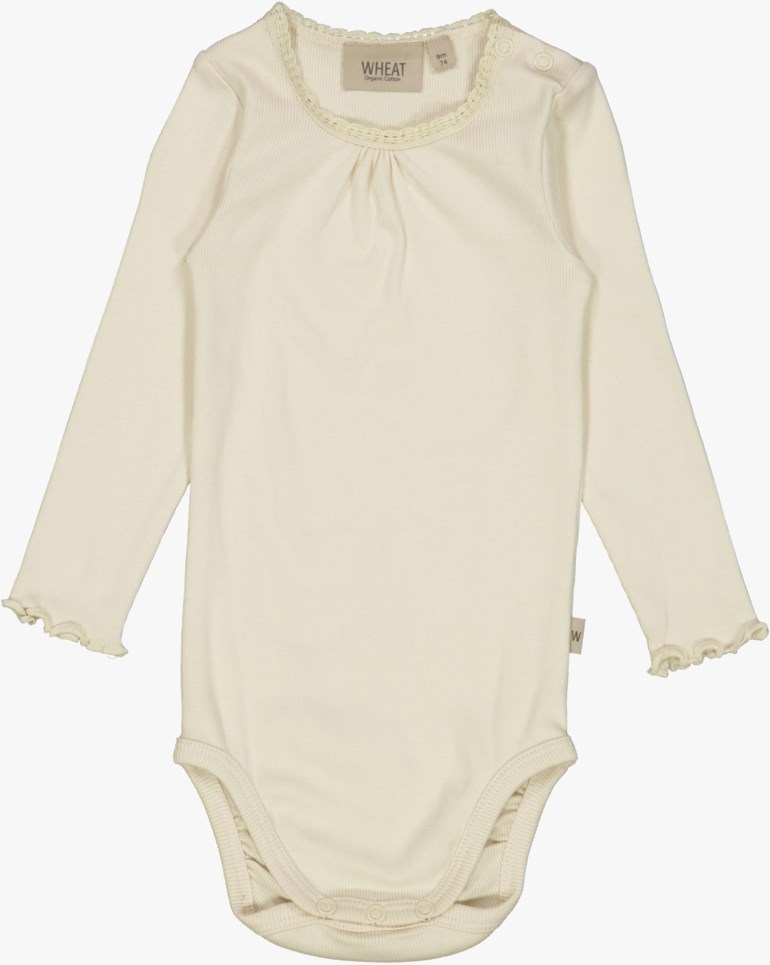 Body med blonder Hvit - undefined - 1
