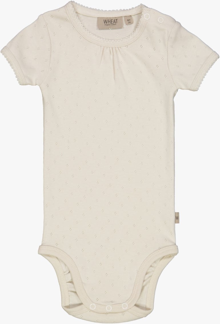 Frills kortermet body Hvit - undefined - 1