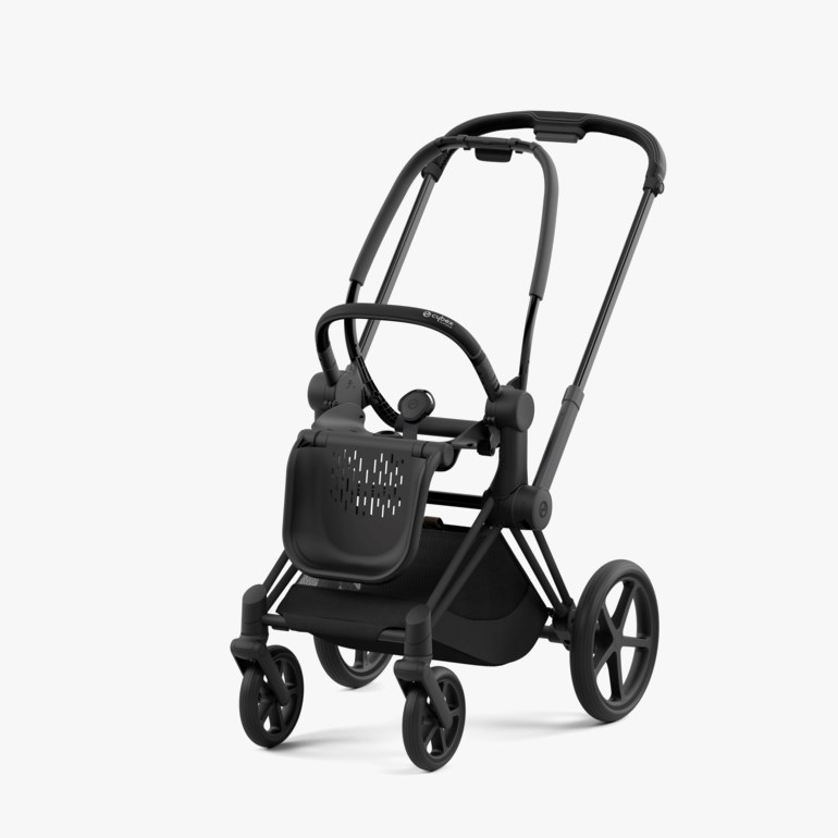 Cybex Priam Platinum – understell til barnevogn Sort - 11024915-mattblack-4wheel - 1