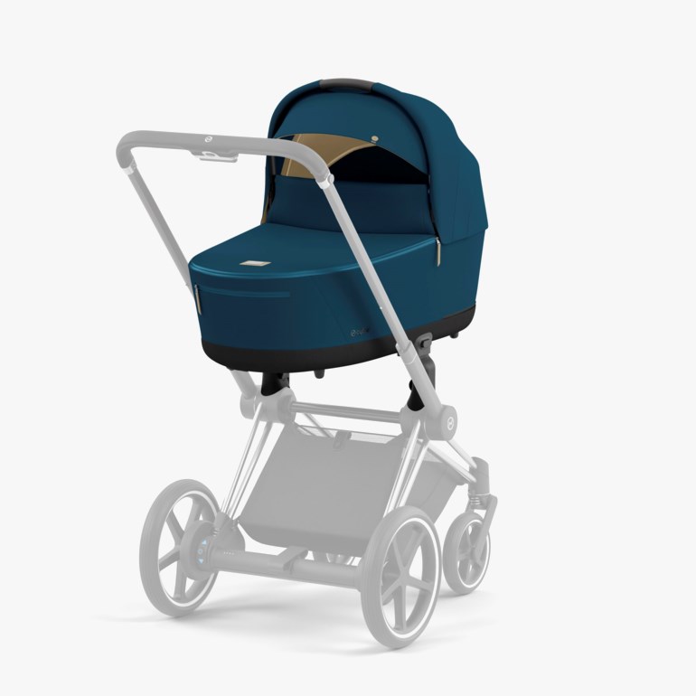 Platinum Line PRIAM Lux carrycot, mountainblue Blå - 11024944-mountblue-0-6mth - 1