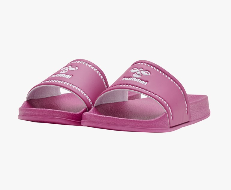 Pool side slippers, pink Rosa - undefined - 1