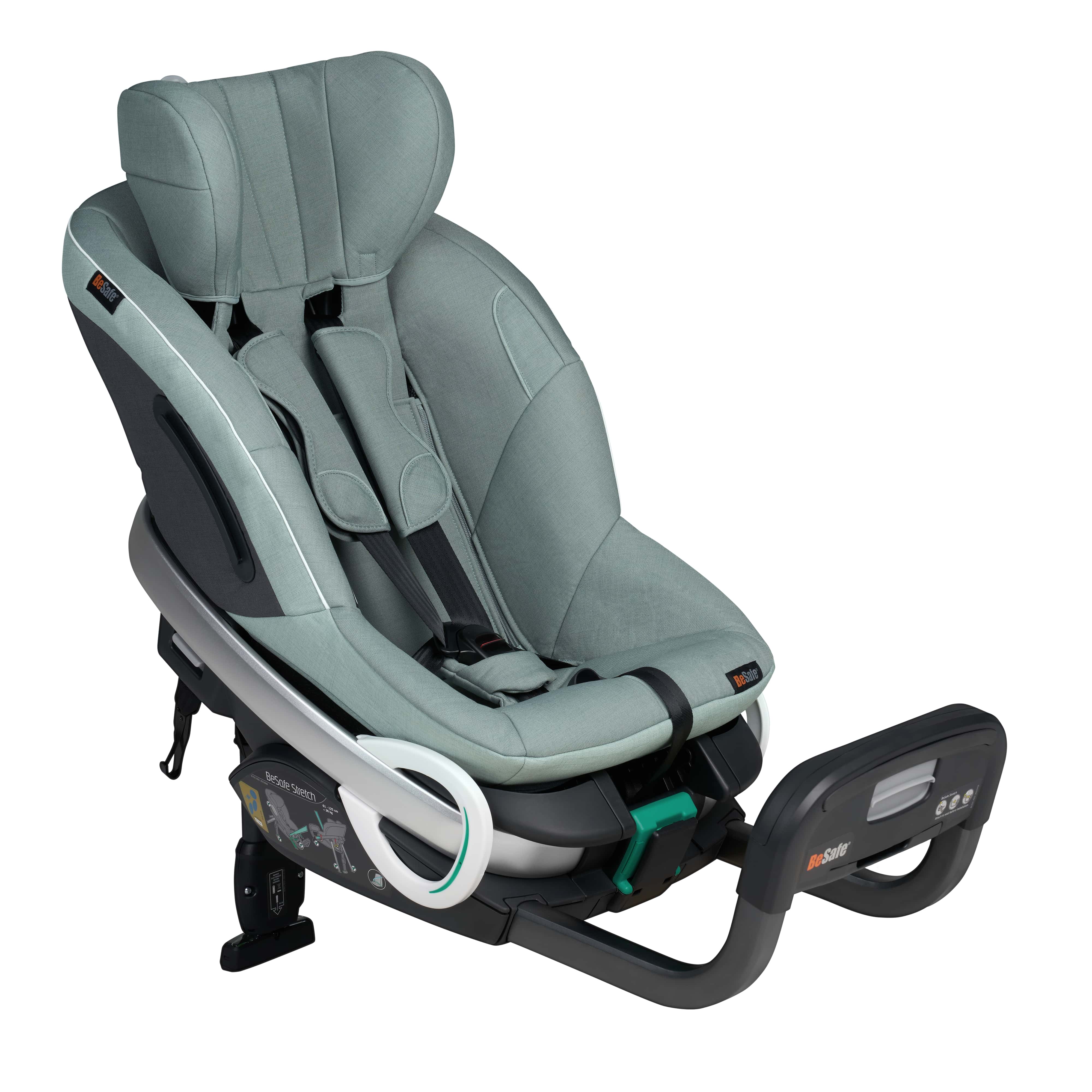 Stretch bilstol, seagreenm, std