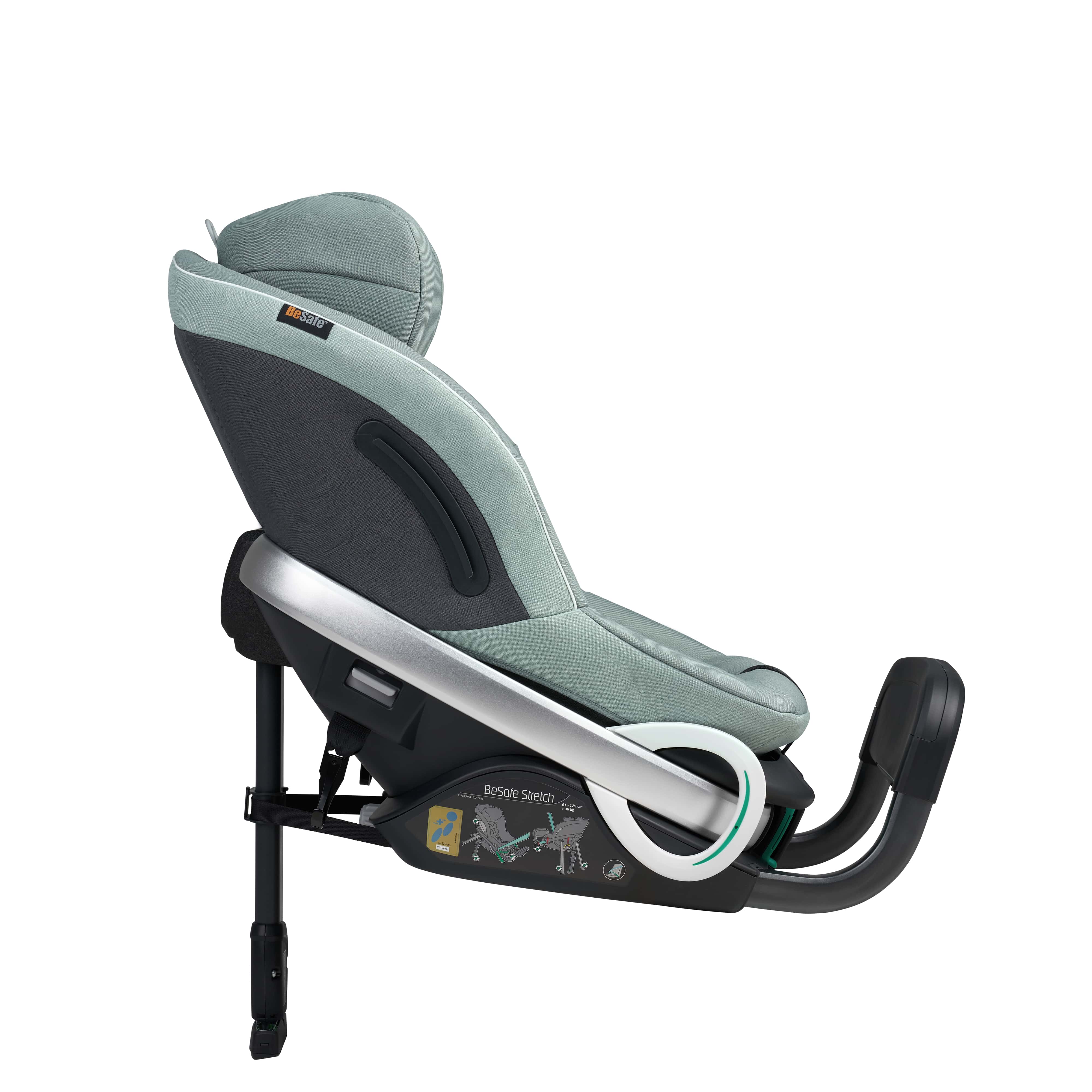 Stretch bilstol, seagreenm, std
