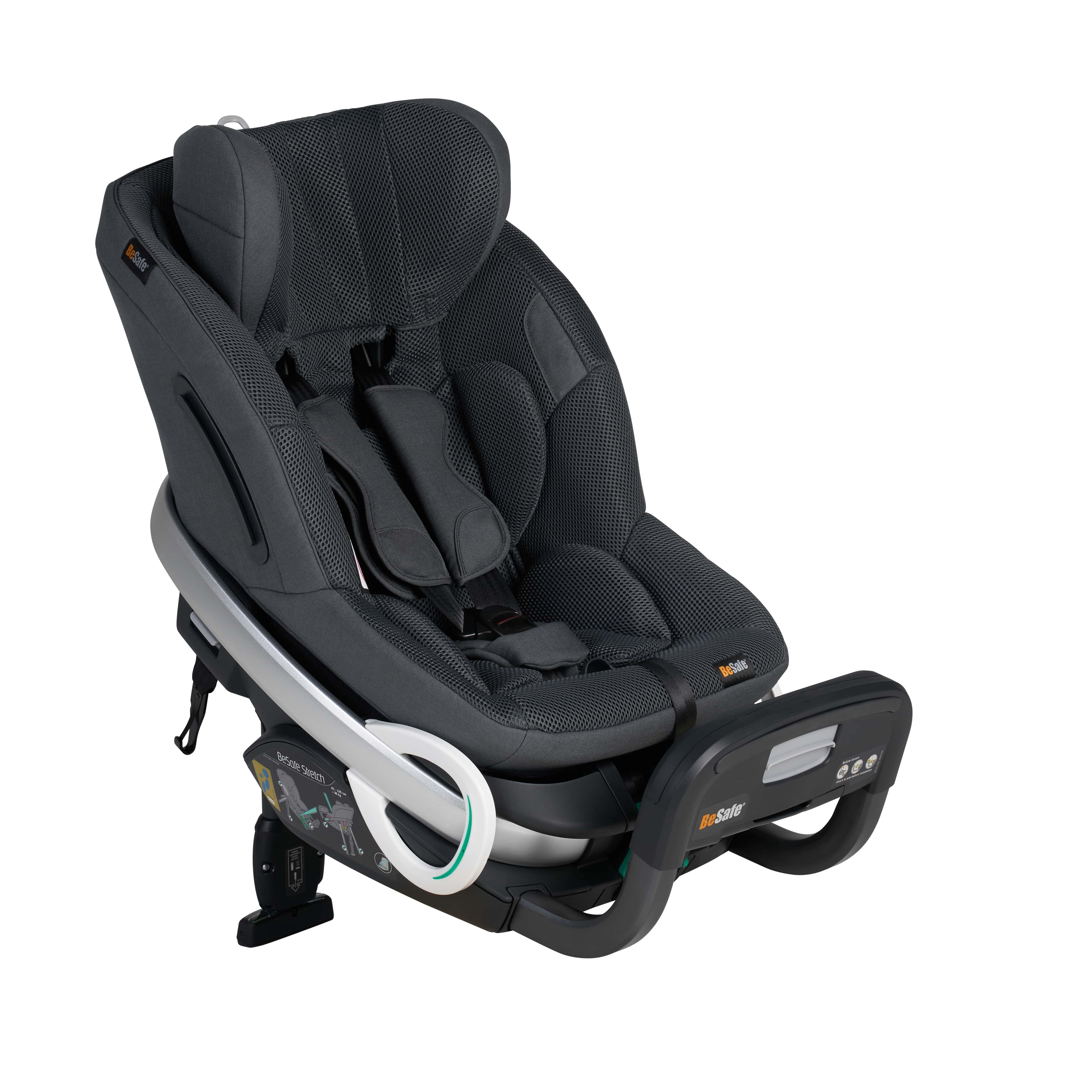 Stretch bilstol, anthracitemesh, std