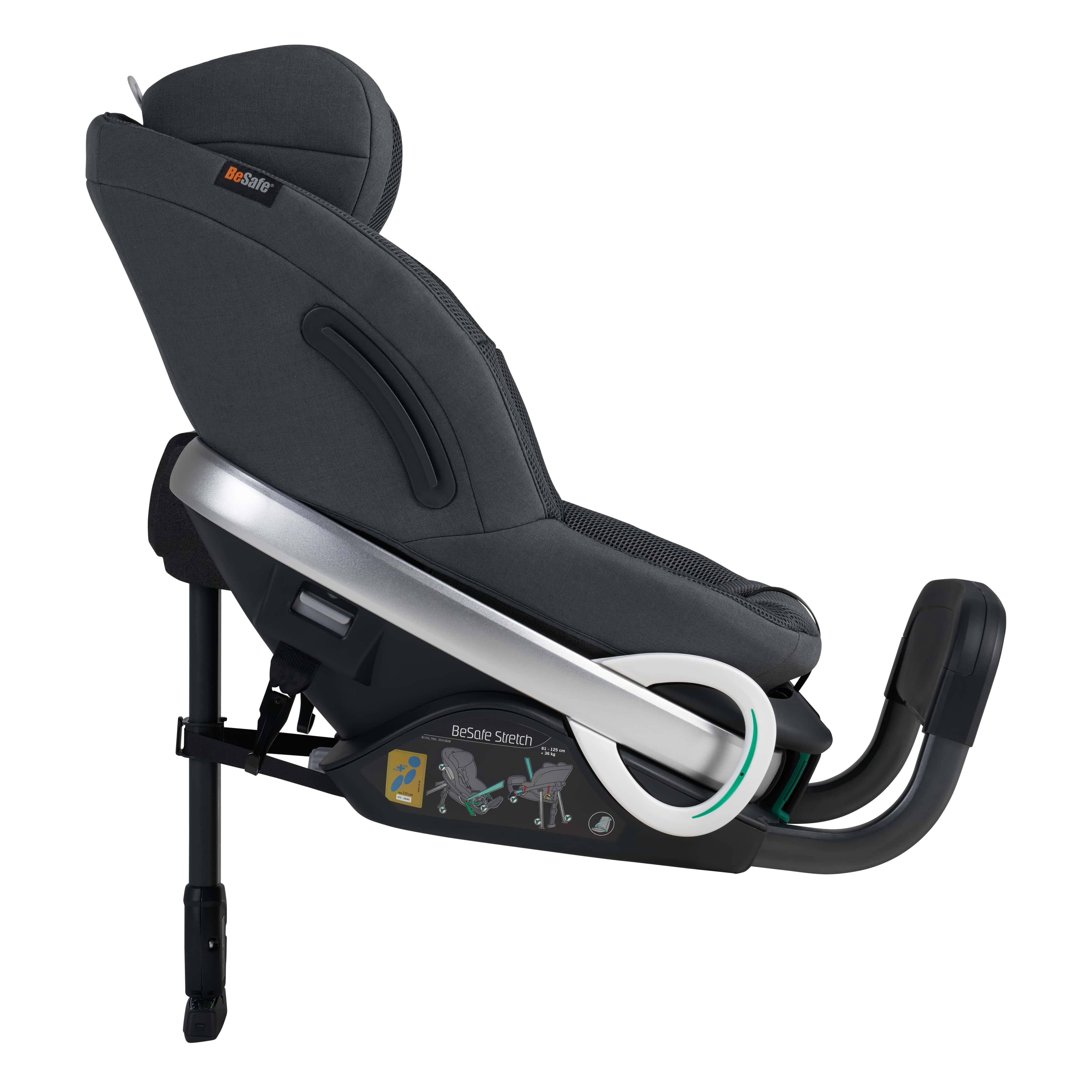 Stretch bilstol, anthracitemesh, std