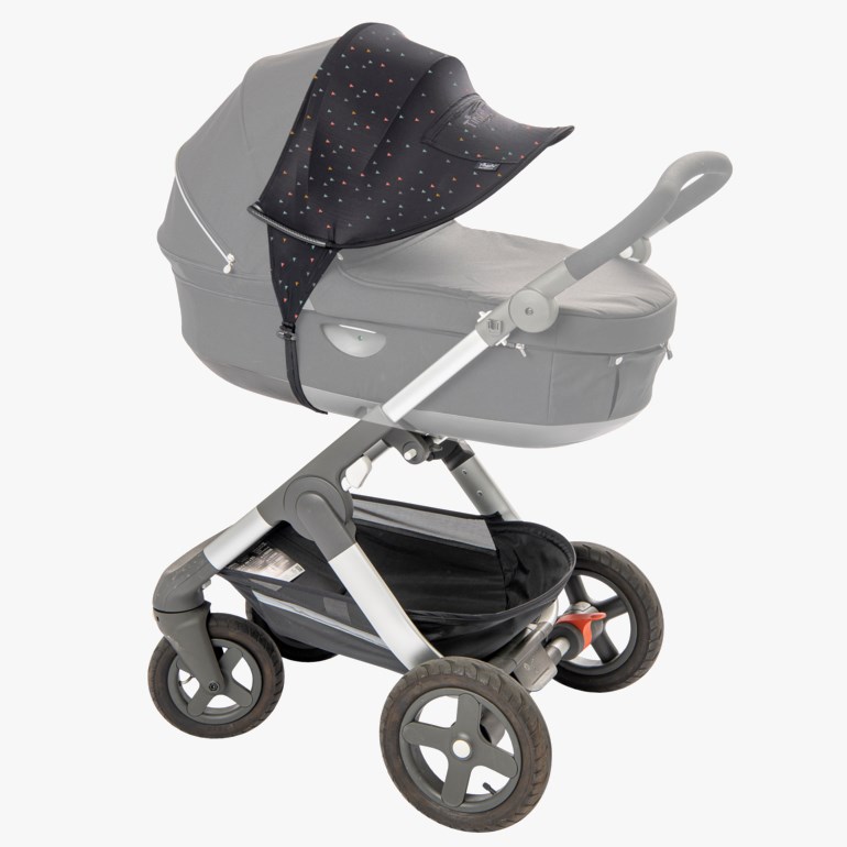 Solskjerm med triangler Sort - undefined - 1