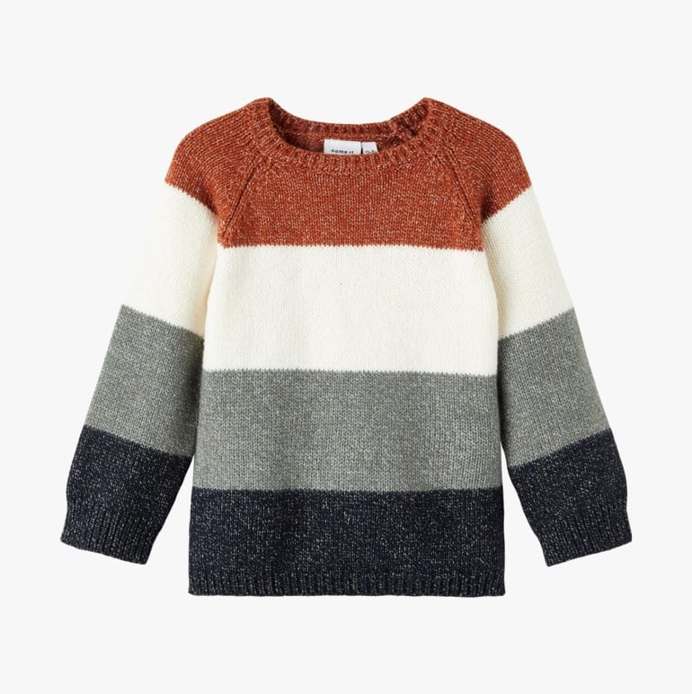 Moton strikkegenser Blå - undefined - 1