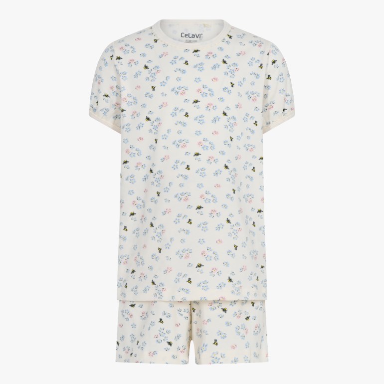 Pyjamas sett, seasalt Hvit - undefined - 1