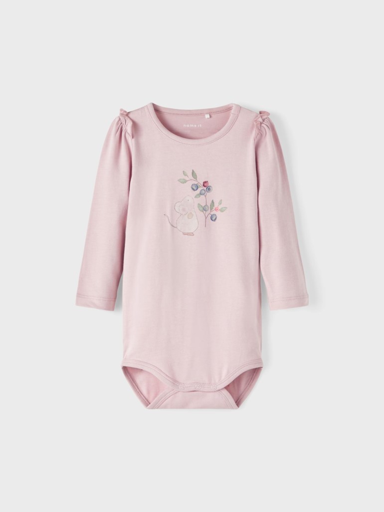 Dorthe langermet body Rosa - undefined - 1