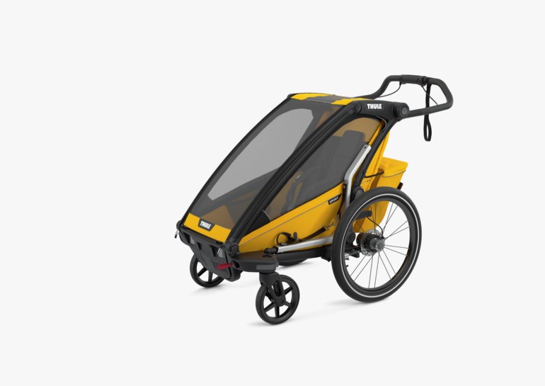 Chariot Sport 1 barn Gul - 11025740-Spectra-4wheel - 1