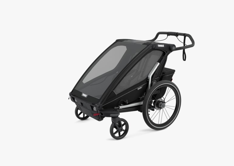 Chariot Sport 2 barn, black Sort - 11025741-Black-4wheel - 1