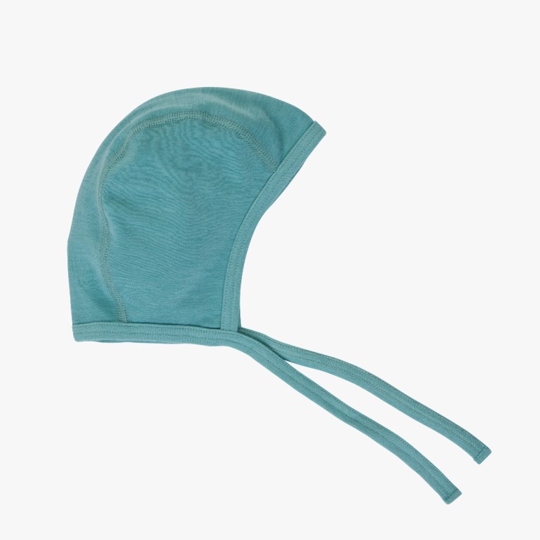 Bris ull/bambus lue Blå - undefined - 1