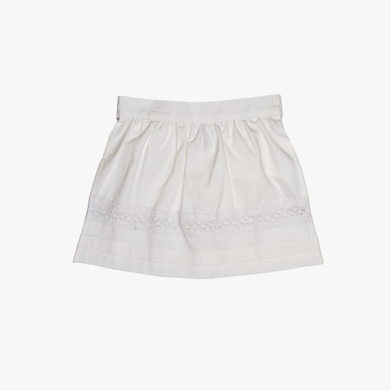 Maihaugen forkle til festdrakt Hvit - 11026053-White-62-68cm - 1