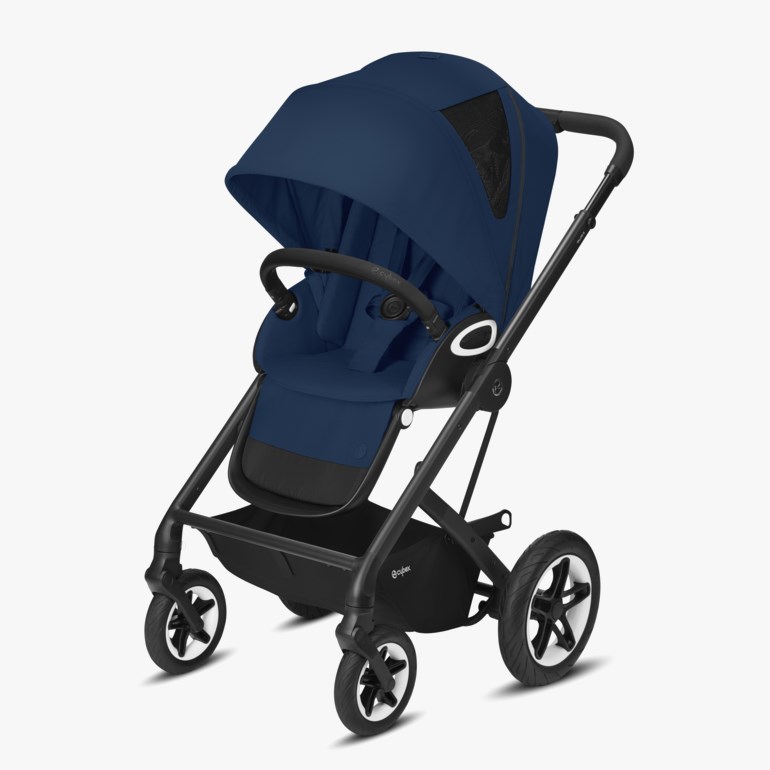Talos S Lux black, navyblue Blå - 11026211-Navy blue-4wheel - 1
