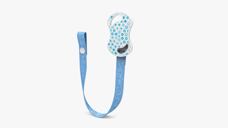 Smokkeholder med klips Blå - undefined - 1