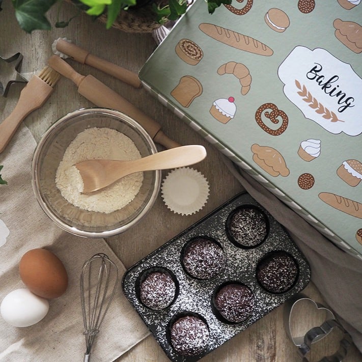 Bakesett i koffert, multiple