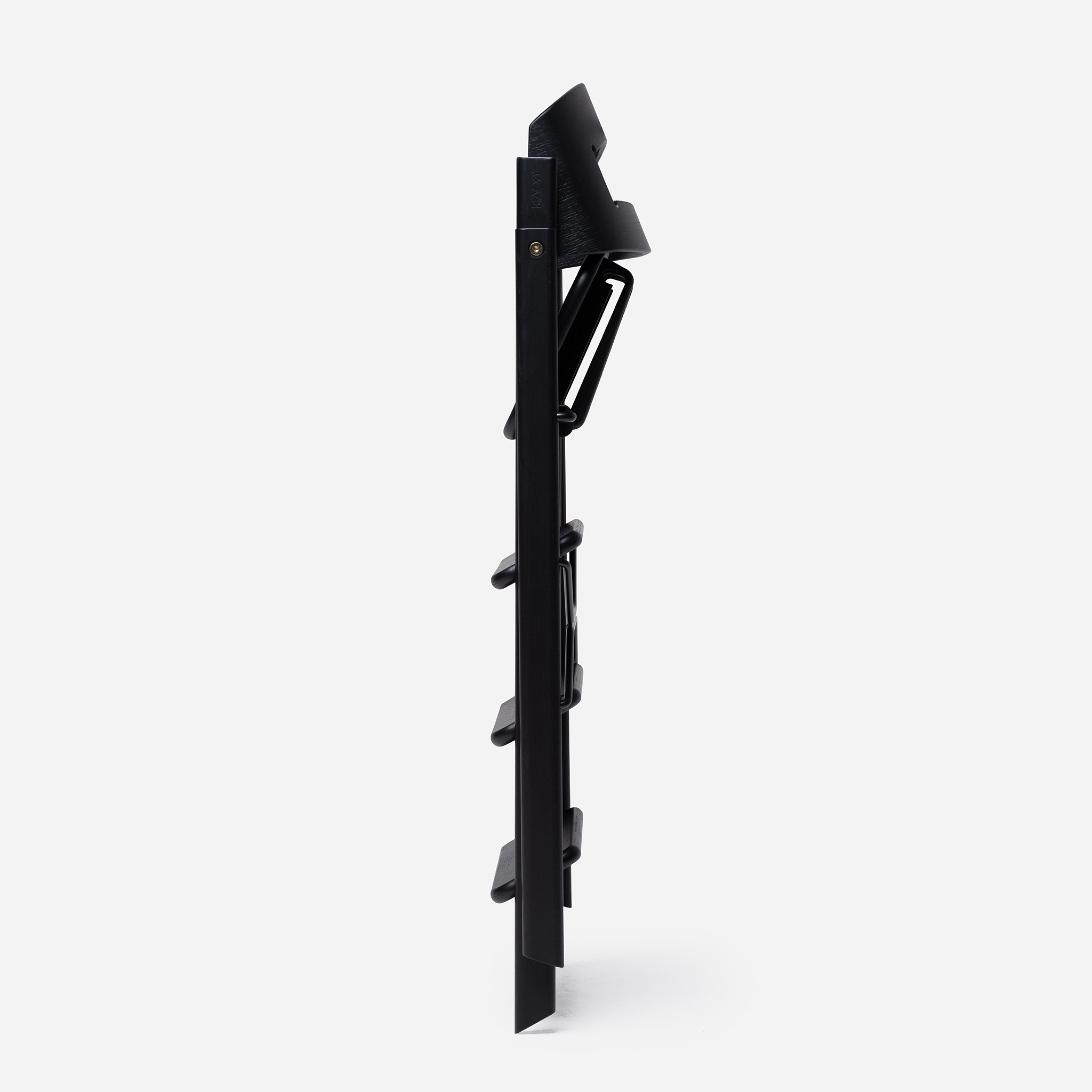 Klapp barnestol eik, black