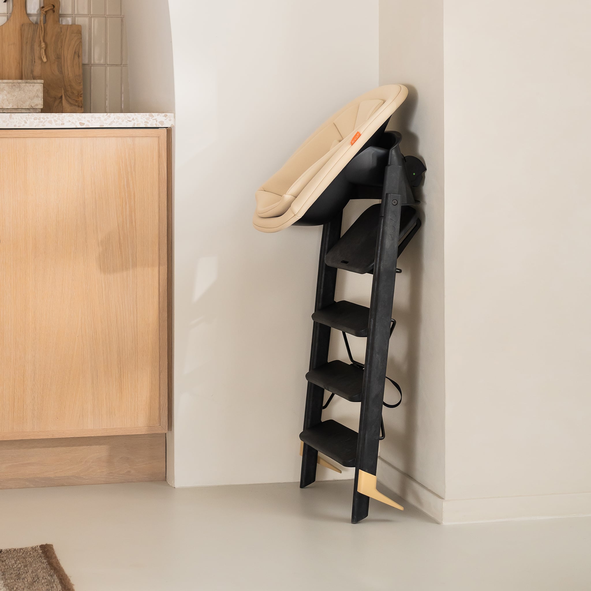 Klapp babysete, charcoalblack