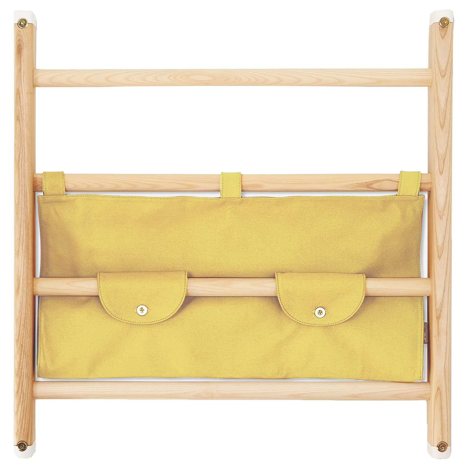 Endeløs kanvashylle Gul - undefined - 1