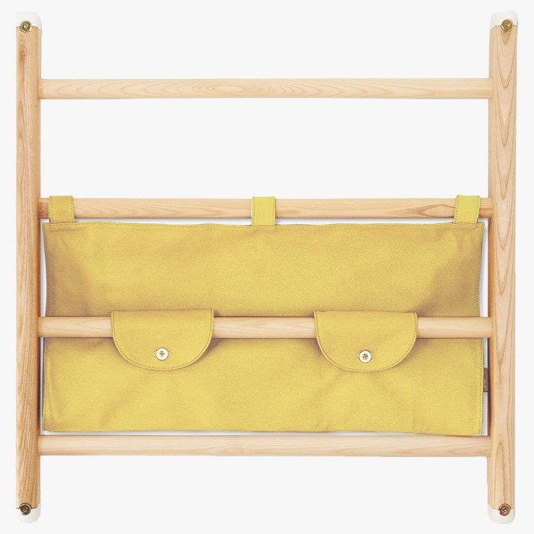 Endeløs kanvashylle Gul - undefined - 1