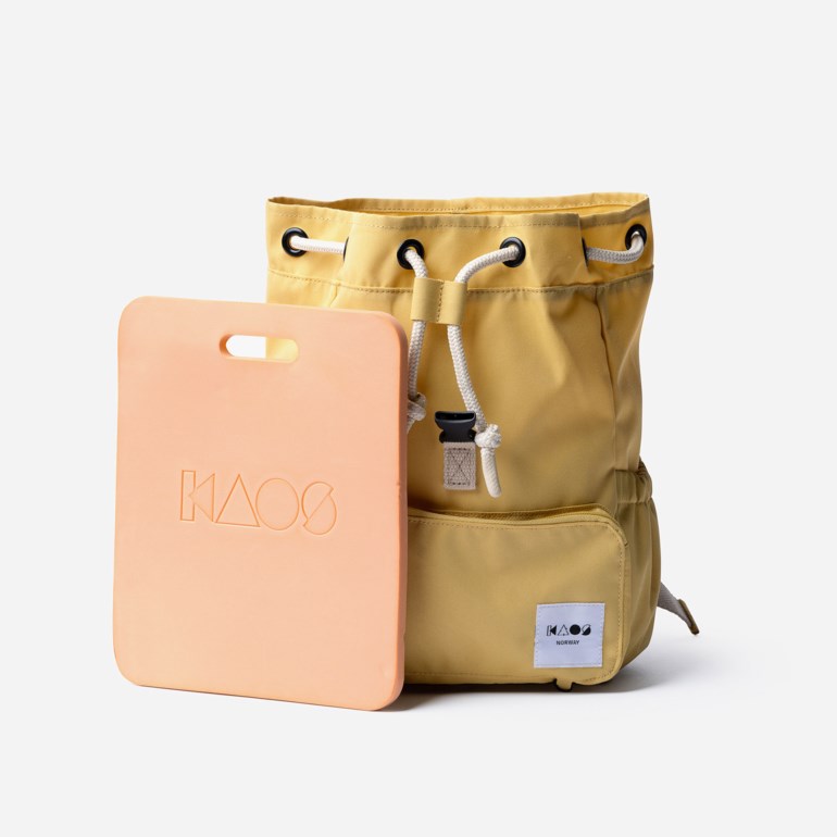 Mini-Ransel barnehagesekk Gul - 11026871-Yellow-27x23x12cm - 1