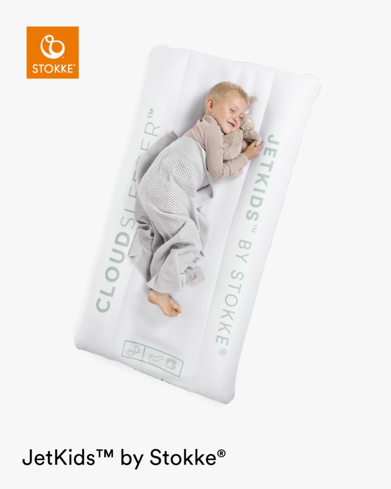 JetKids by Stokke CloudSleeper Hvit - 11028460-White-75x150cm - 1