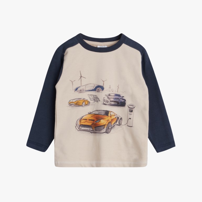 Alex langermet t-skjorte Blå - undefined - 1