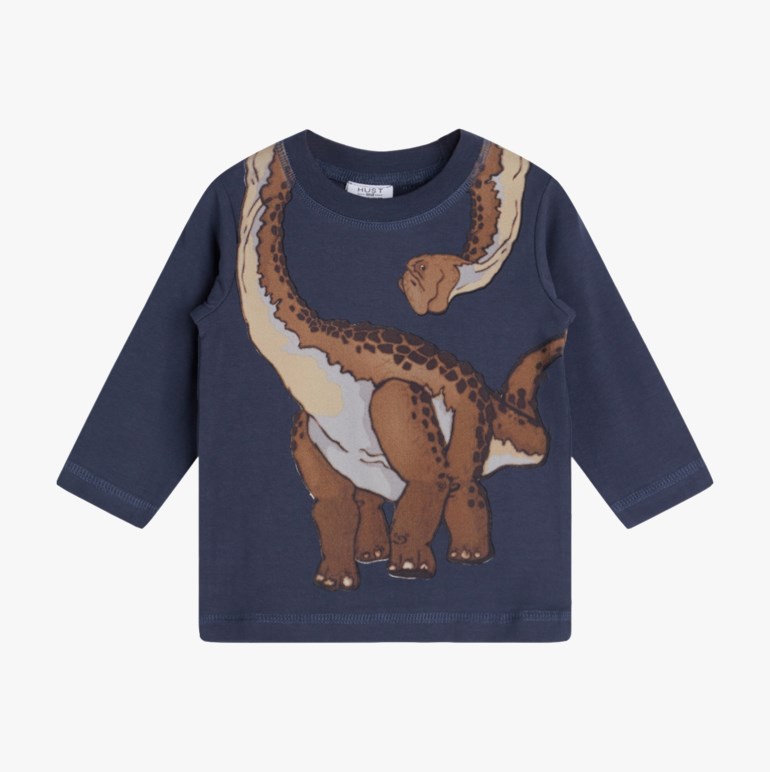 Anton langermet t-skjorte Blå - undefined - 1