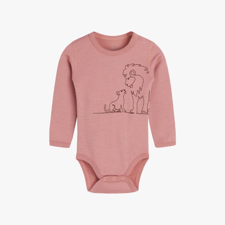 Baloo ull/bambus body Rosa - undefined - 1