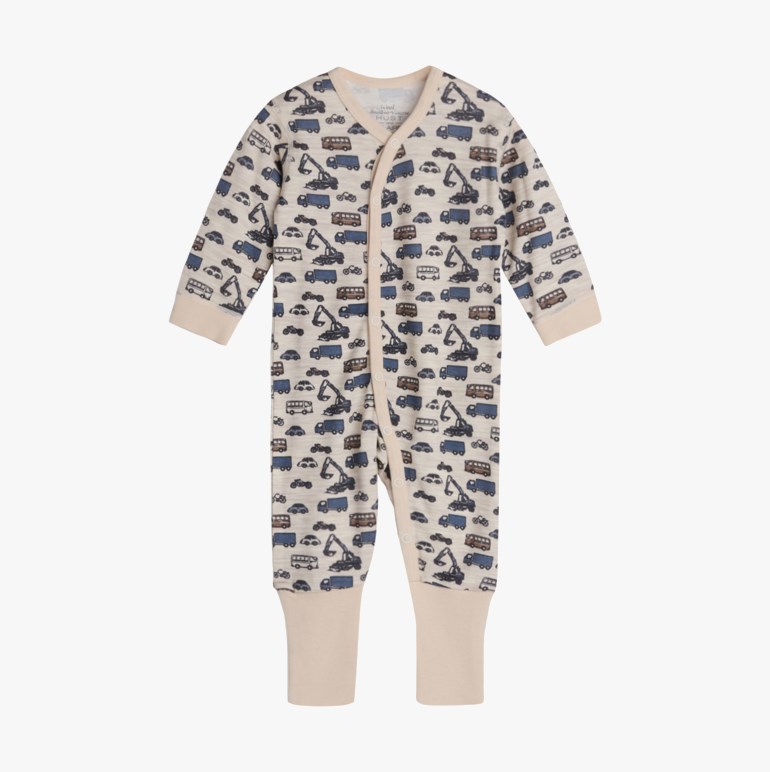 Manu ull/bambus heldress Beige - undefined - 1