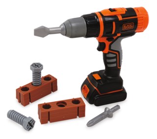 SMOBY Black&Decker drill, multiple 3 år