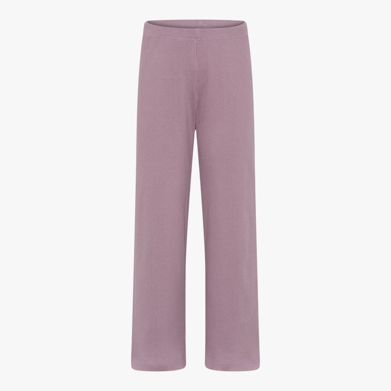 Ribbestrikket bukse Lilla - undefined - 1