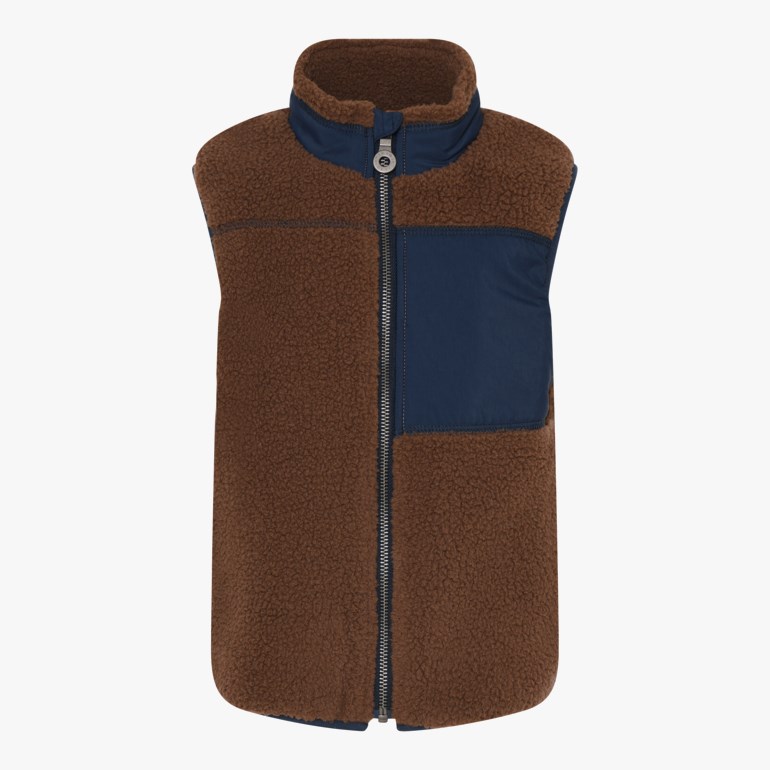 Teddyvest, cocoabrown Brun - undefined - 1