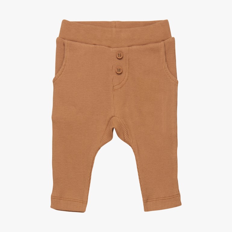 Ribbestrikket bukse Brun - undefined - 1