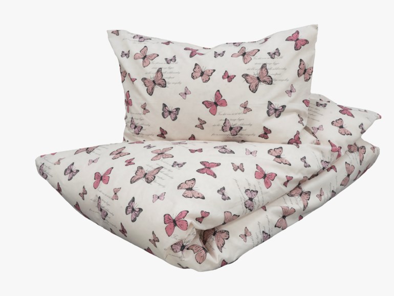 Sommerfugl sengesett Multiple - 11029123-multiple-65x80cm - 1