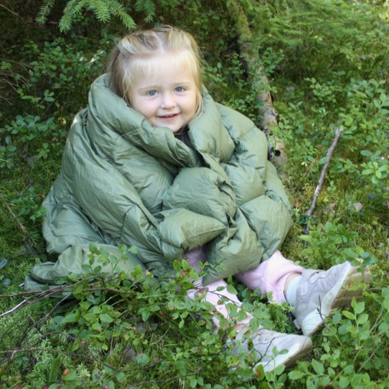 Out&About pledd i dun Grønn - undefined - 1