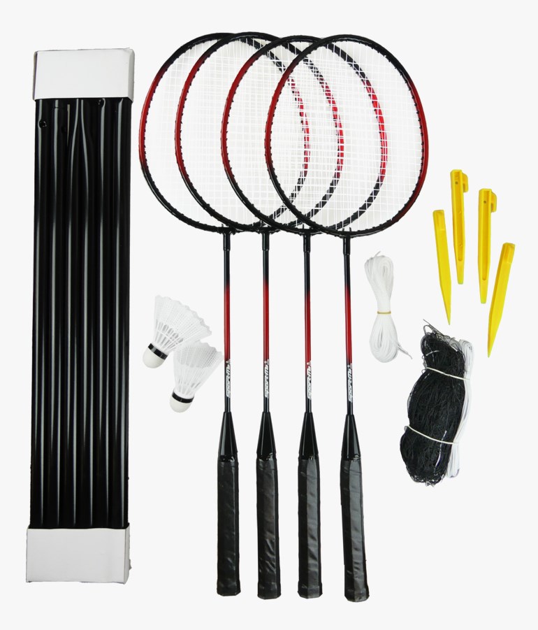 Badmintonsett med nett, multiple Multiple - 11029195-multiple-onesize - 1
