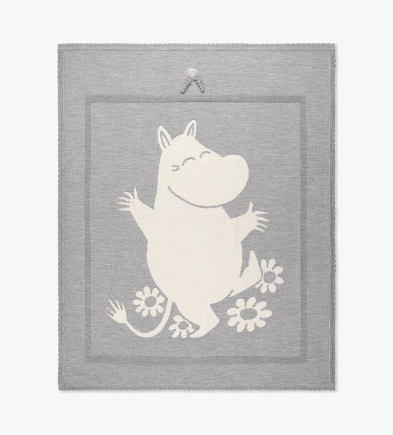 Mumin ullpledd, mellomgra Grå - undefined - 1