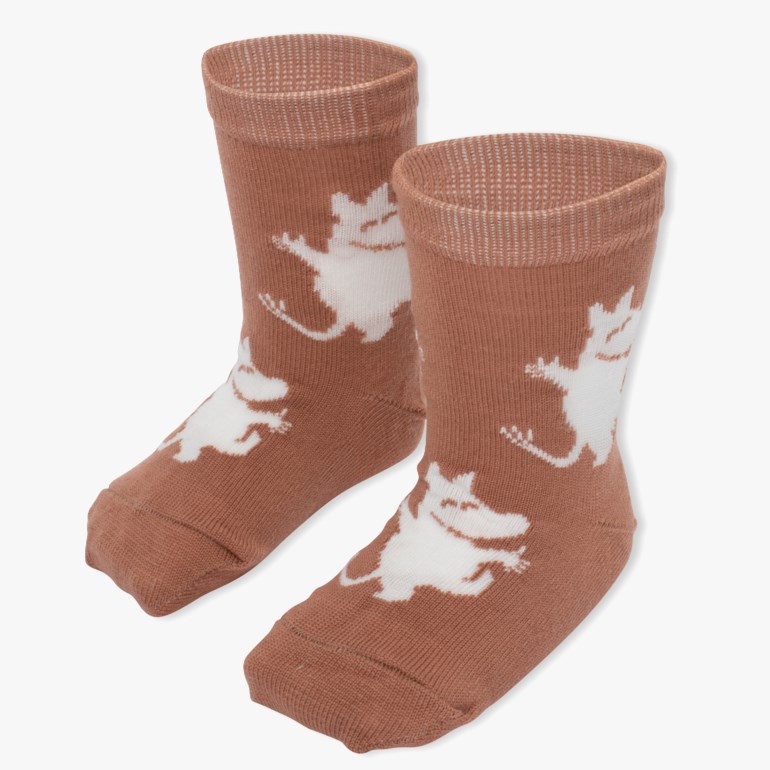 Mumin ullsokk Brun - undefined - 1