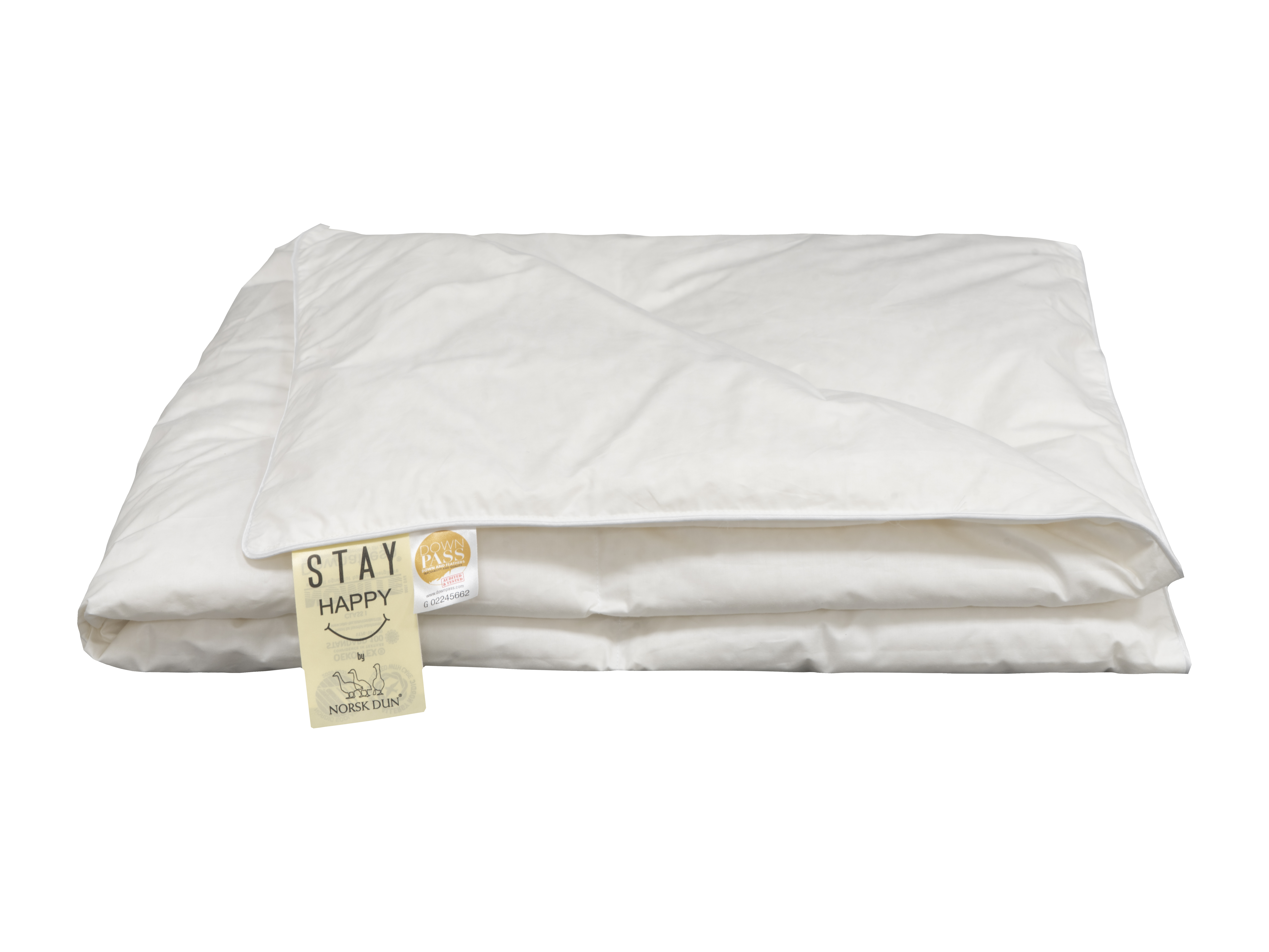 Stay Happy sval dundyne, white