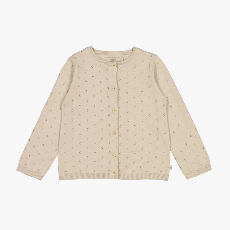 Maia strikket cardigan, fossil Grå - undefined - 1