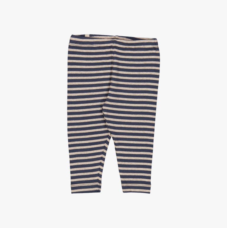 Silas jerseyleggings, seastormstripe Blå - undefined - 1