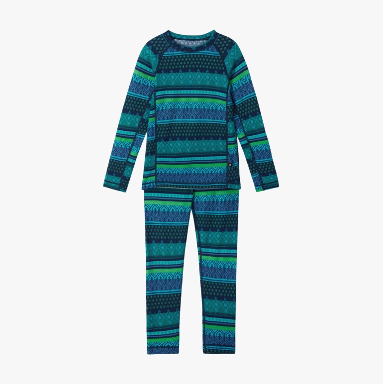 Taitoa undertøy ull/bambus Marine - undefined - 1