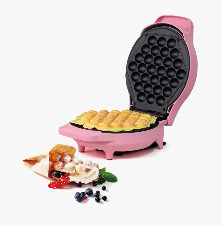 Boblevaffeljern Rosa - undefined - 1