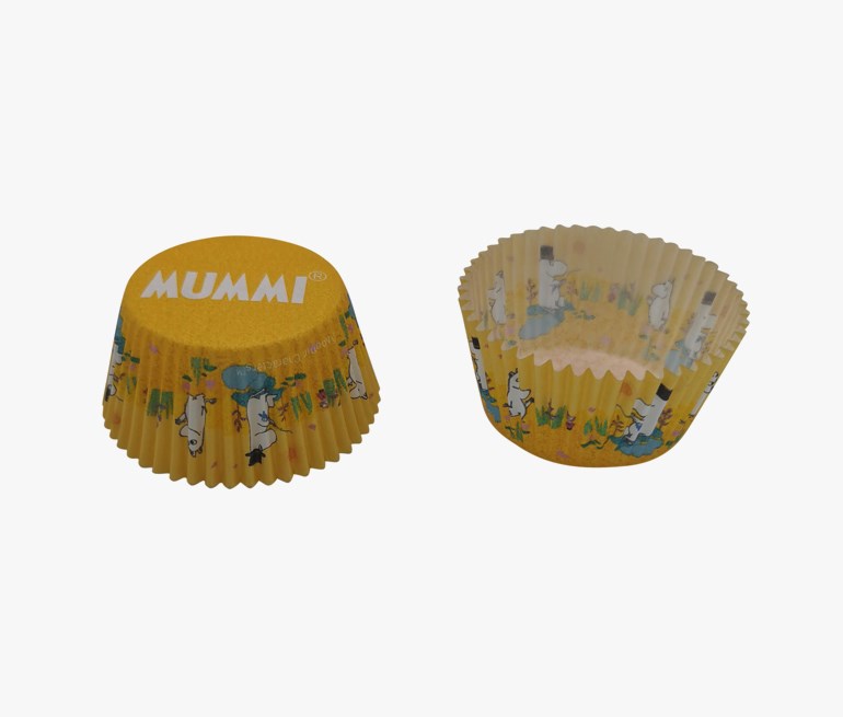 Mumin muffinsform, yellow Gul - 11030639-Yellow-onesize - 1