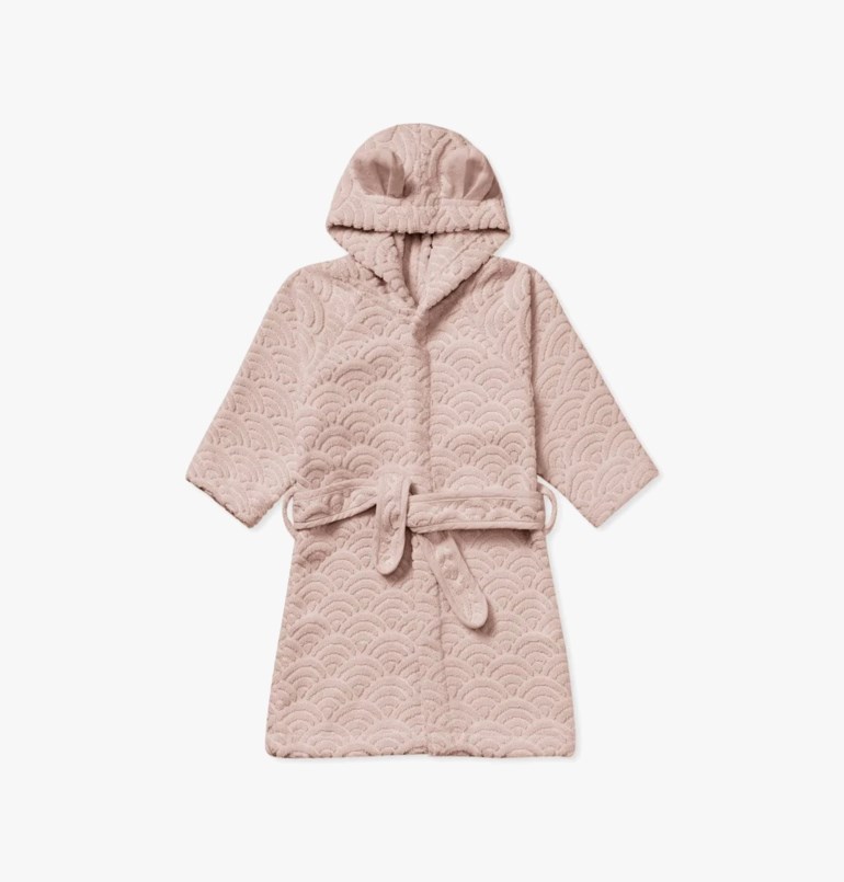 Badekåpe med hette Rosa - undefined - 1