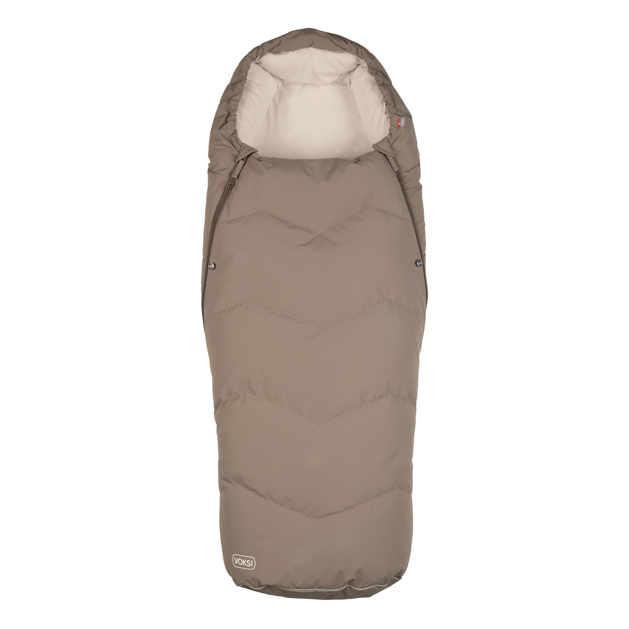 Voksi Urban vognpose, walnut, cream