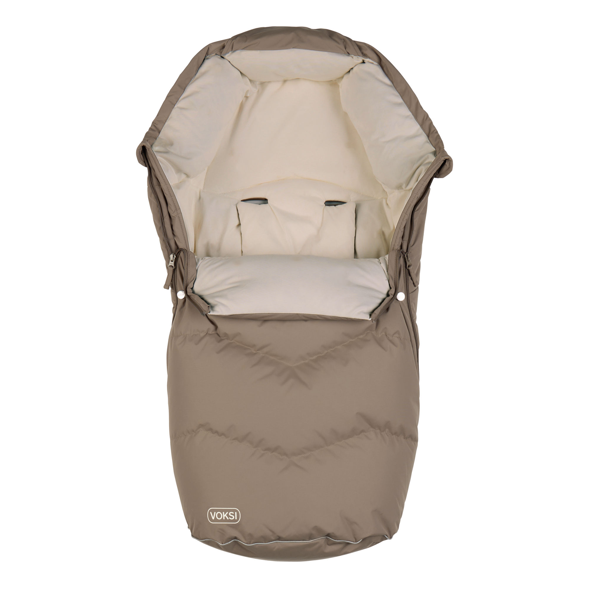 Voksi Urban vognpose, walnut, cream